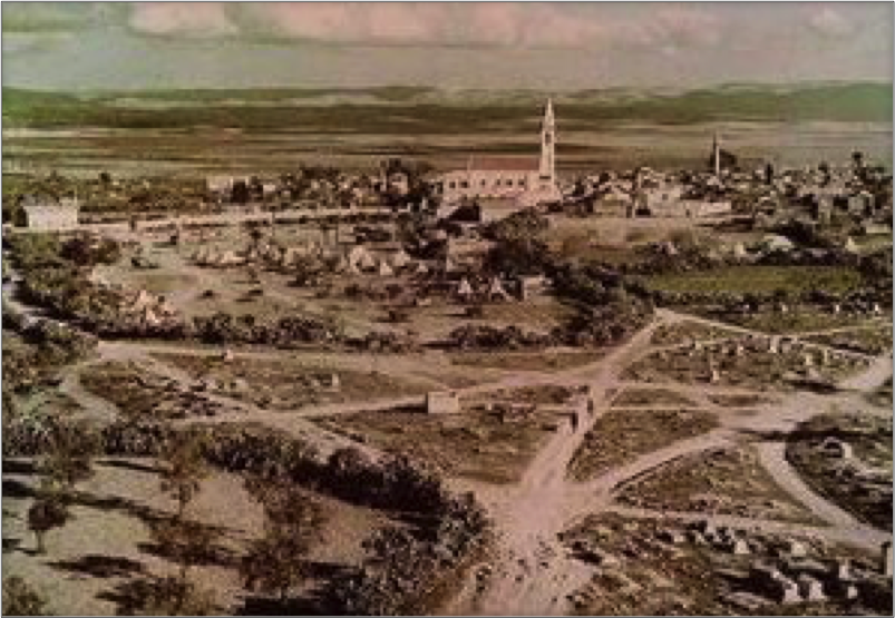 منظر عام لمدينة الرملة قديما