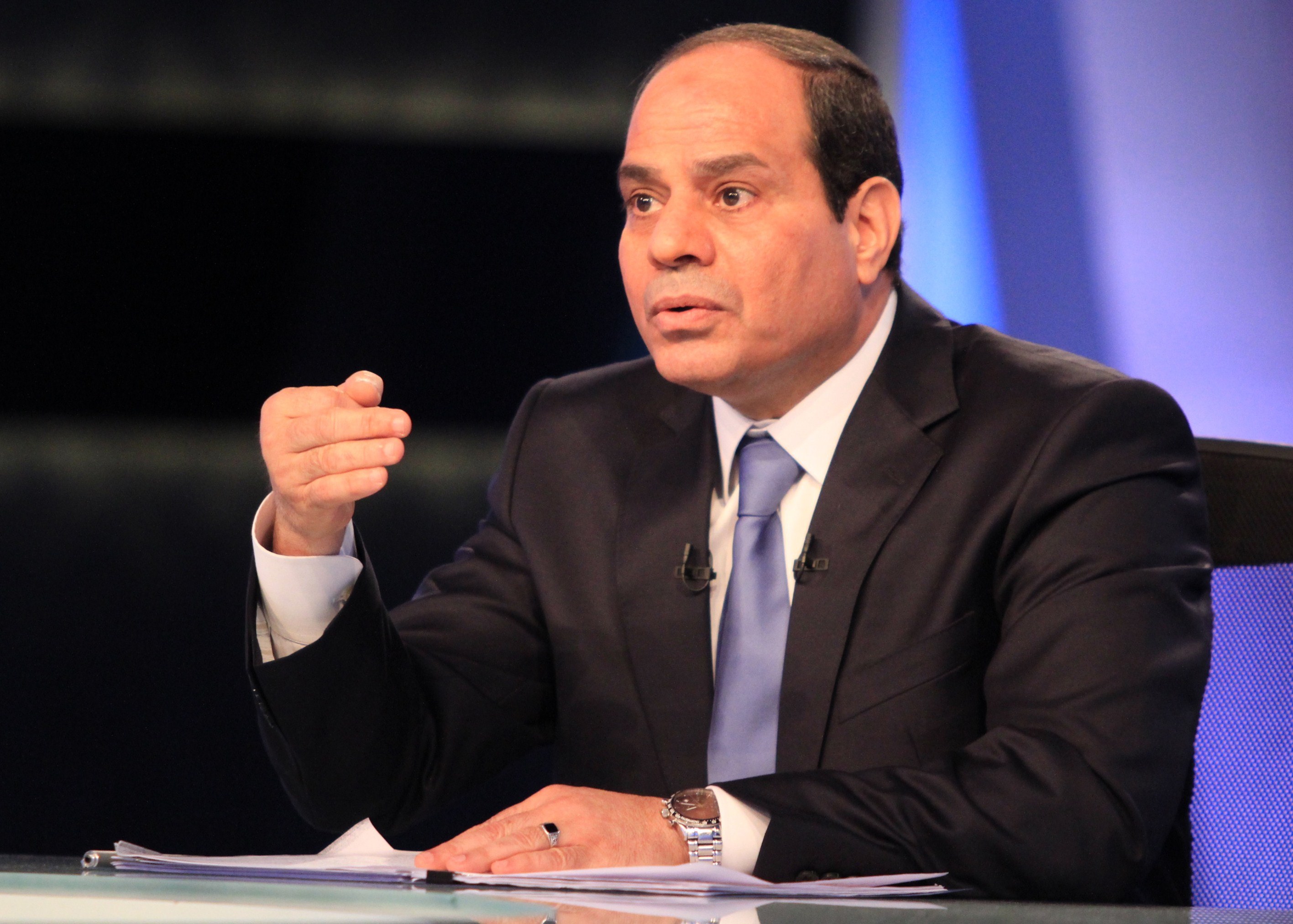The President of Egypt Abdulfattah Al-Sisi warned from a military intervention in Syria and called for respecting its territorial sovereignty and dealing with the flow of terrorist foreign fighters. mpcmena journal - Hakim Khatib