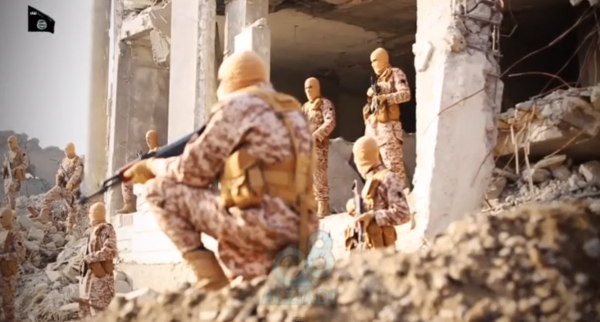 IS militants minutes before in Iraq. @ Screenshot MPC Journal.