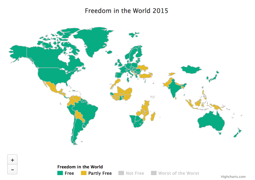 This Where We Don’t See the Arab World - Freedom in the World according to freedom house - MPC Journal