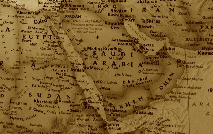 © Image: MPC Journal – A map of the Middle East and North Africa by the National Geographic