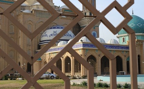 A mosque in central Erbil, capital of the Kurdistan Region