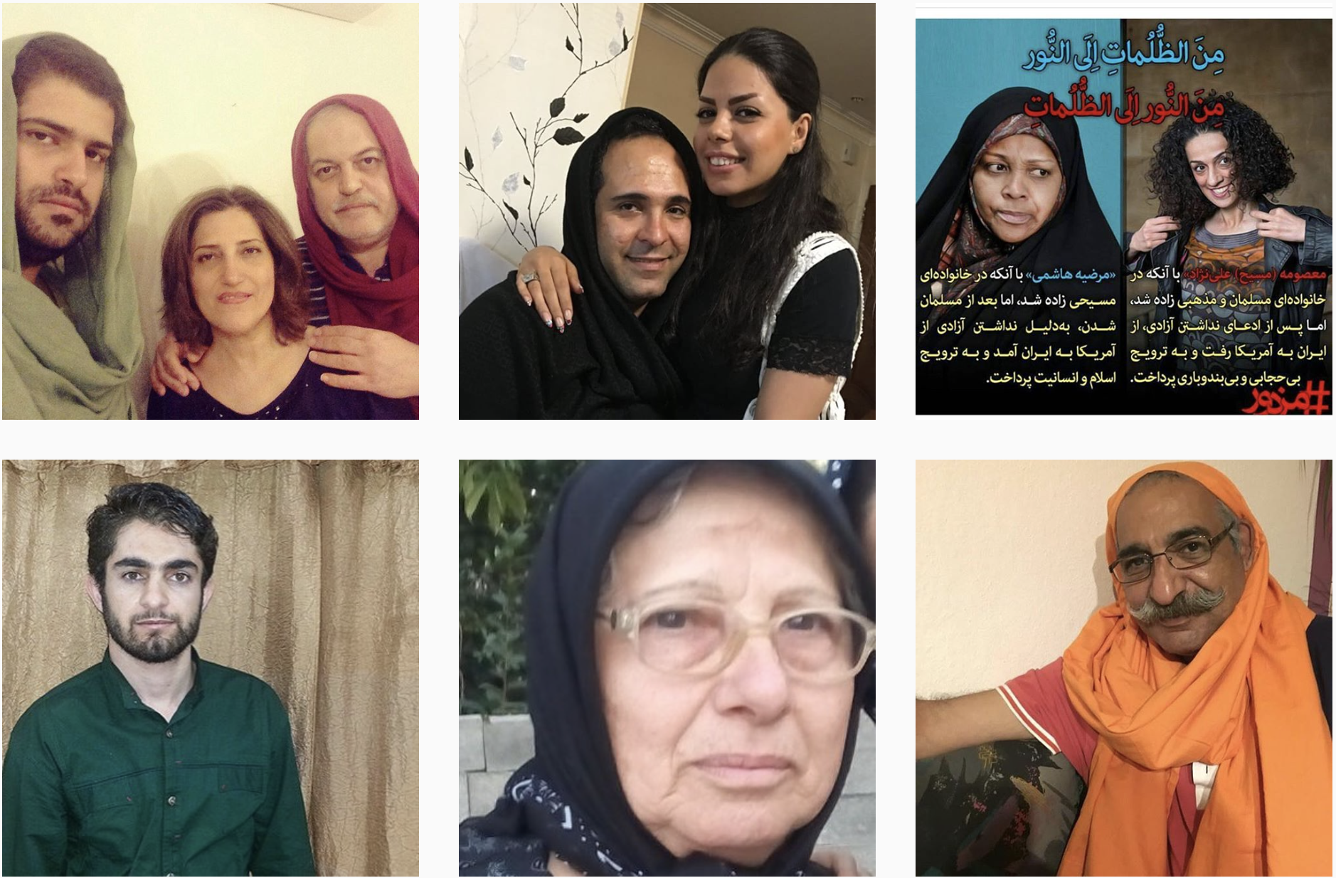 Men Wear Headscarf in Iran in Solidarity With Women