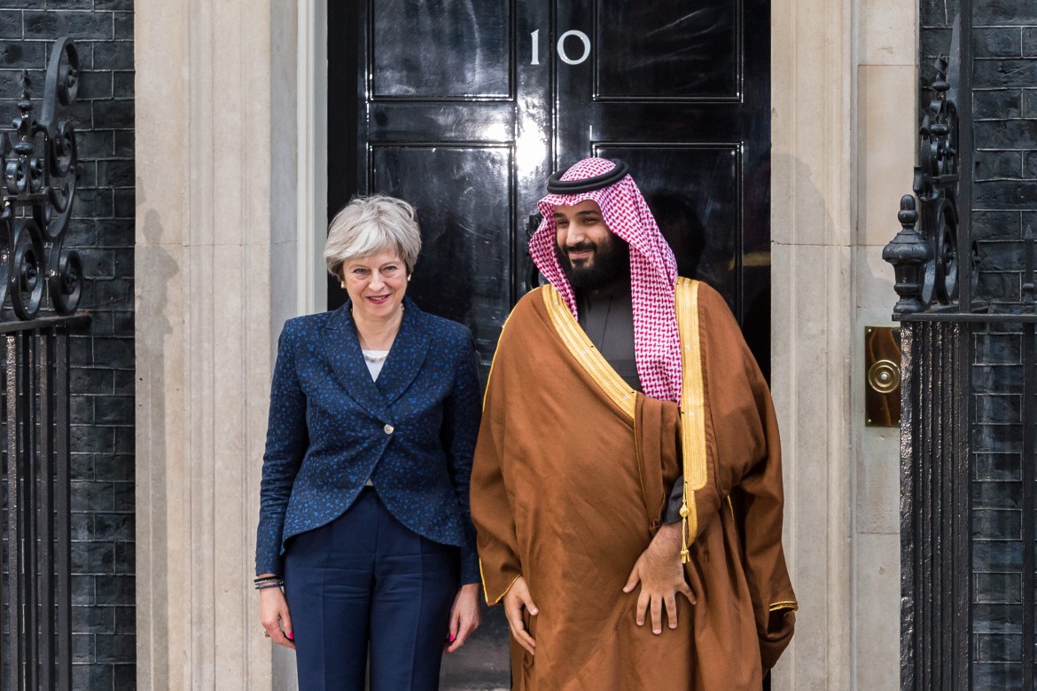 Mohammad Bin Salman Visits Theresa May At Downing Street