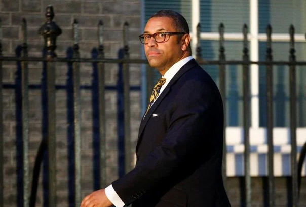 British Conservative MP James Cleverly arrives at Downing Street, in London, Britain, July 24, 2019. (Reuters)