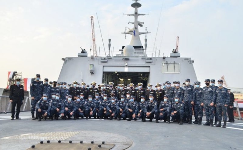 القوات البحرية تتسلم الفرقاطة الشبحية "بورسعيد"