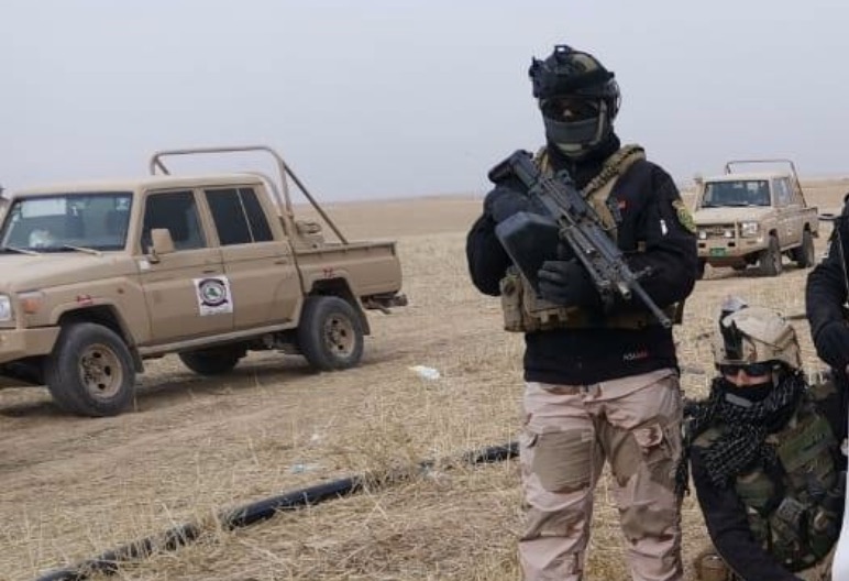 لاستخبارات العسكرية العراقية تعتقل أربع إرهابيين بينهم امرأة
