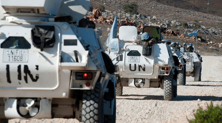 UNIFIL/Pasqual Gorriz UNIFIL peacekeepers in southern Lebanon.