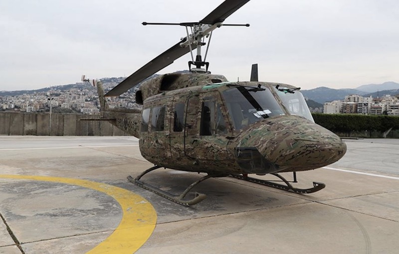 Lebanese Army Rehabilitates Two Military Helicopters